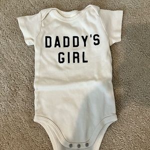 Aspen and company baby onesie.